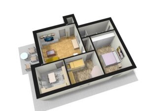Wohnungssanierung 3D Planung
