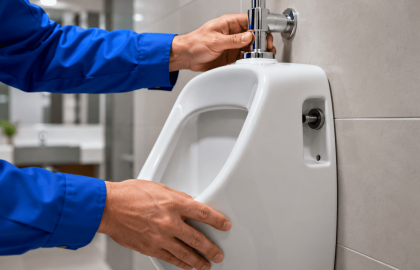 Pissoir montieren, tauschen und warten in Wien und Niederösterreich